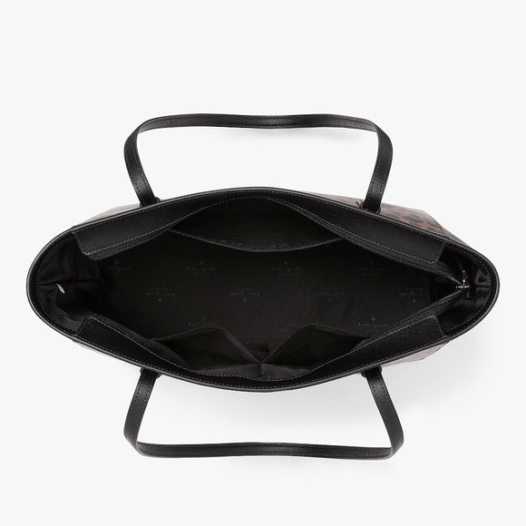 New Kate Spade Schuyler Medium Tote Saffiano Spotted Animal print - Picture 4 of 5